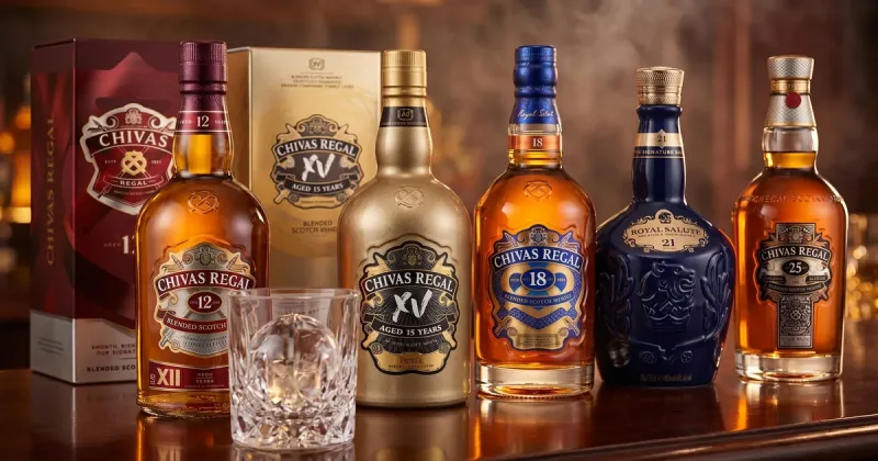 Phân biệt các dòng Chivas Regal: 12, 15, 18, 21, 25 khác gì nhau