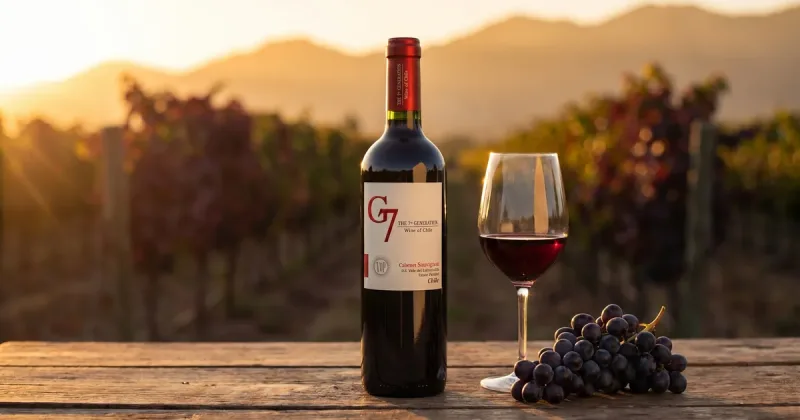 Rượu vang Chile Cabernet Sauvignon: vì sao đáng thử? Khám phá vang G7