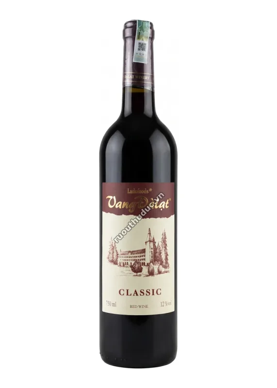 Vang Đà Lạt Classic Red Wine 750ML