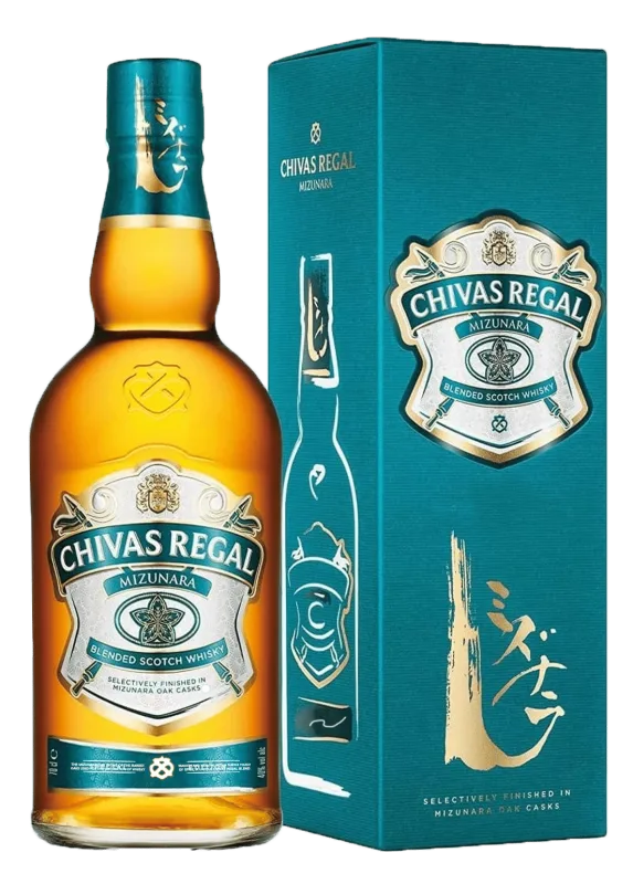 Rượu Chivas Xanh Mizunara Nhật 700ML