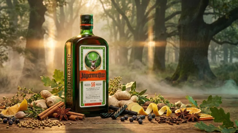 Rượu Jagermeister 1 Lít Thảo Mộc Đức Chính Hãng Biểu Tượng Con Hươu