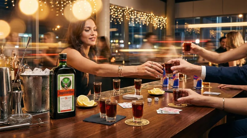Thưởng Thức Rượu Jagermeister Cùng Bạn Bè Tiệc Tùng Vui Vẻ