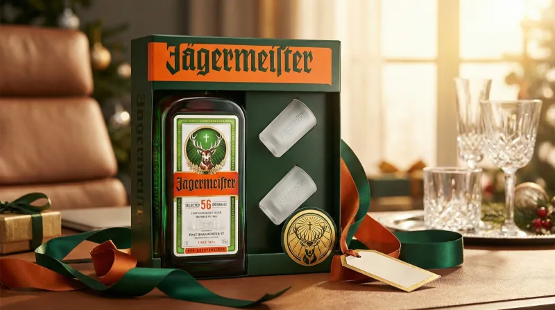 Hộp quà Jagermeister kèm ly - Quà tặng sang trọng cho mọi dịp đặc biệt
