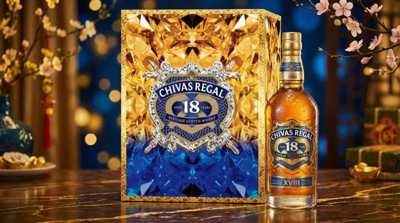 Rượu Chivas 18 Gold Hộp Quà 2026 Món Quà Biếu Sang Trọng Năm Mới