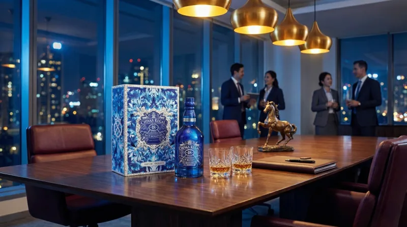 Chivas 18 Blue Hộp Quà Tết 2026 - Quà Biếu Đối Tác Kinh Doanh Đẳng Cấp