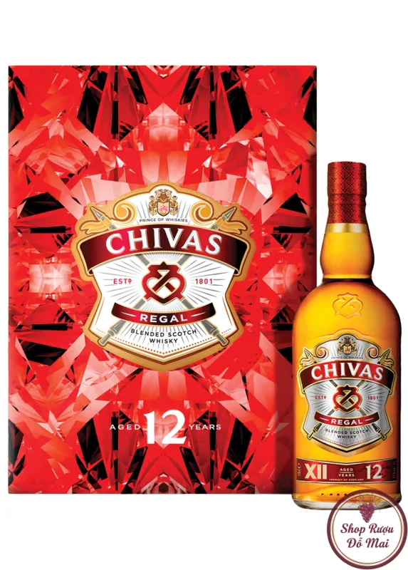 Rượu Chivas 12 Hộp quà Tết 2026