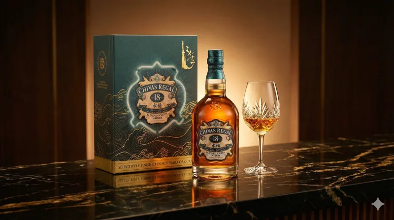 Hương Vị Chivas 18 Mizunara - Mật Ong Vani Quế Gừng Êm Dịu