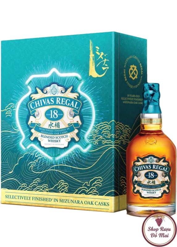 Rượu Chivas 18 Mizunara Hộp quà Tết 2026
