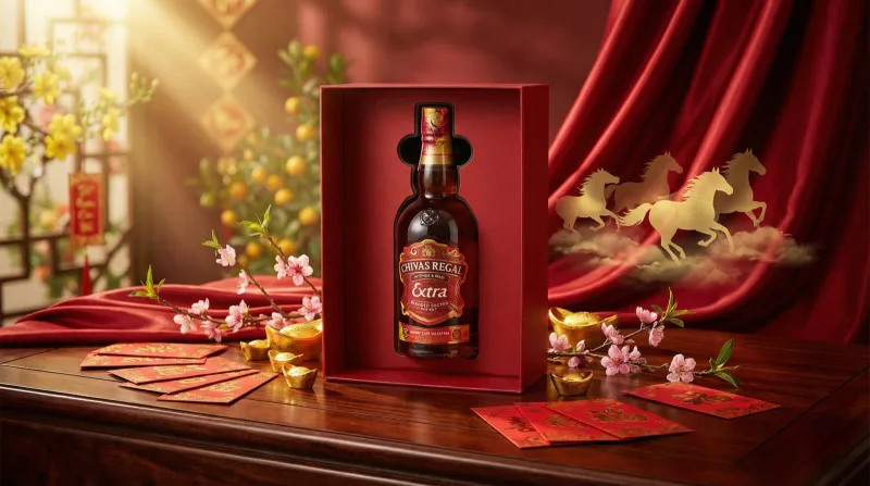 Rượu Chivas 13 Hộp quà Tết 2026 - Quà biếu sang trọng đón xuân Bính Ngọ