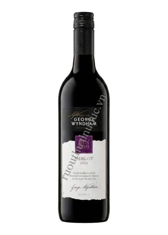 Rượu Vang Úc George Wyndham Bin 999 Merlot 750ml