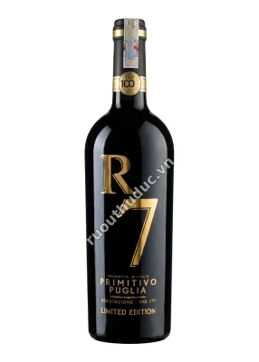 Rượu Vang Đỏ Ý R7 Primitivo Puglia Limited Edition 750ml