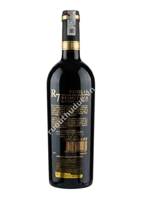 Rượu Vang Đỏ Ý R7 Primitivo Puglia Limited Edition 750ml - ảnh 2