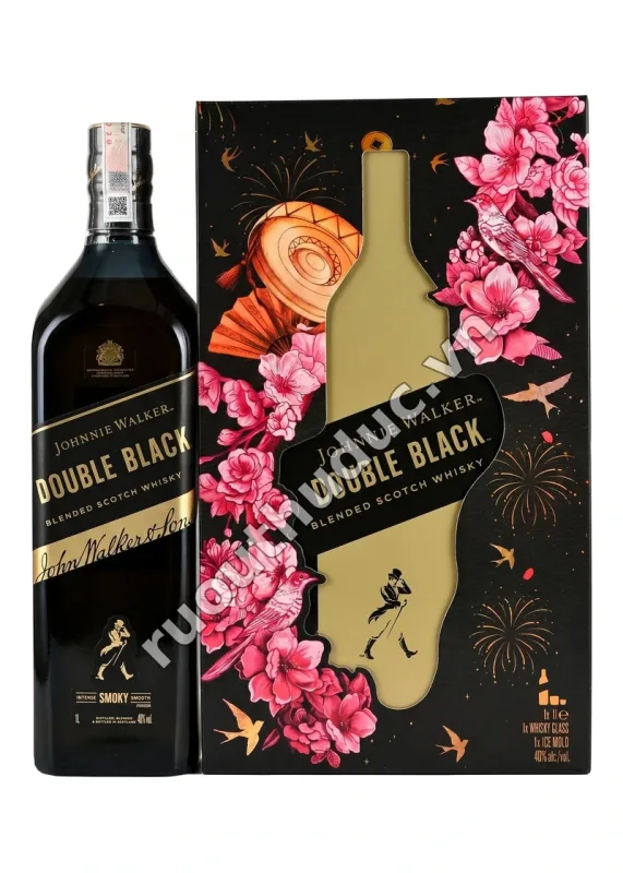 Rượu Johnnie Walker Double Black 1L Hộp Quà Tết 2027