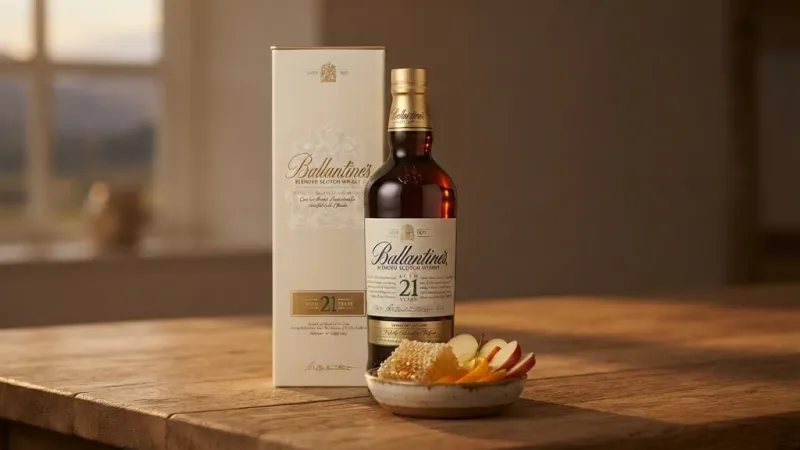Ballantine's 21 năm với hương mật ong, táo chín và vỏ cam