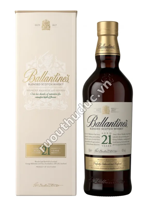 Rượu Ballantine's 21 Năm 700ML Blended Scotch Whisky