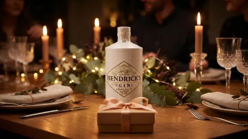 Rượu Another Hendrick's Gin 700ML trên bàn tiệc làm quà tặng