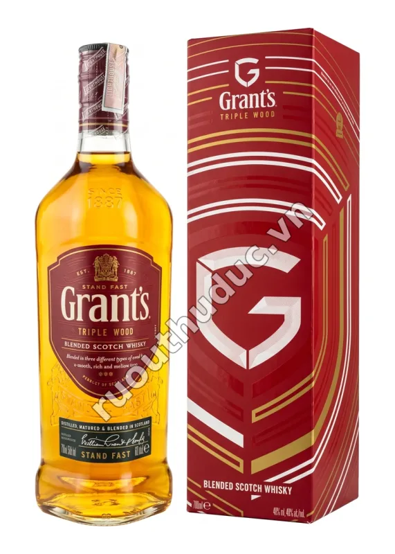Rượu Grant's Triple Wood 700ML Blended Scotch Whisky