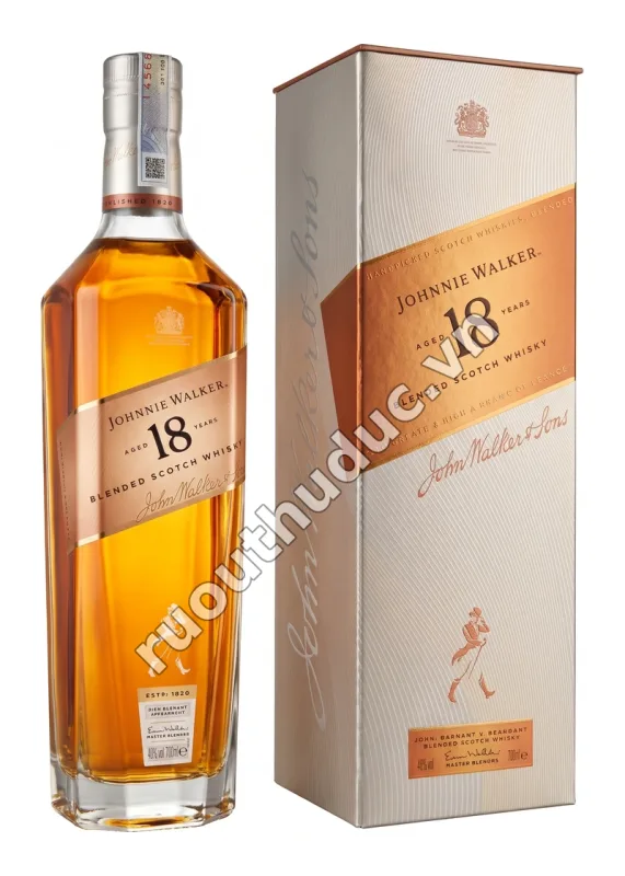Rượu Johnnie Walker 18 Năm 700ML