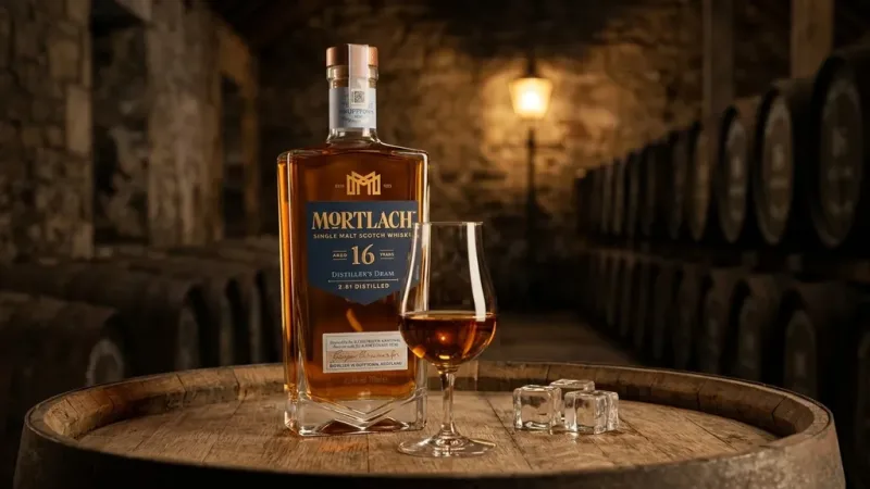 Rượu Mortlach 16 năm 700ml trong hầm thùng sherry