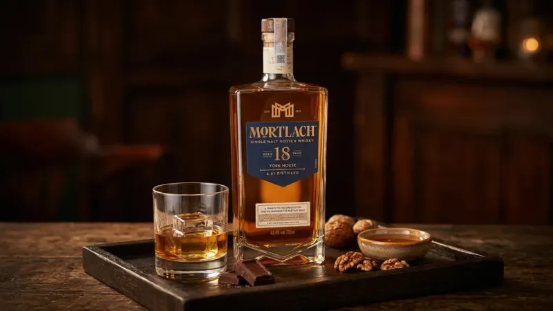 Mortlach 18 năm bên sô cô la đen, mật ong và hạt rang