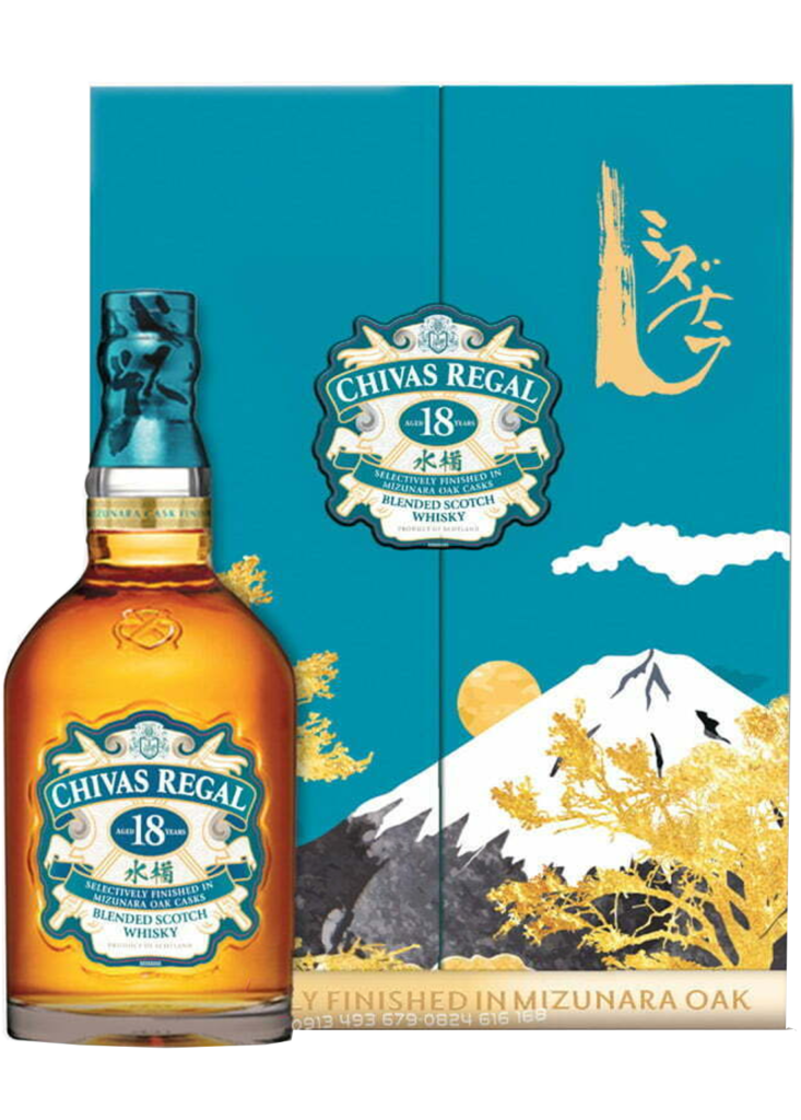 Rượu Chivas 18 Mizunara Nhật Hộp Quà Tết 2024
