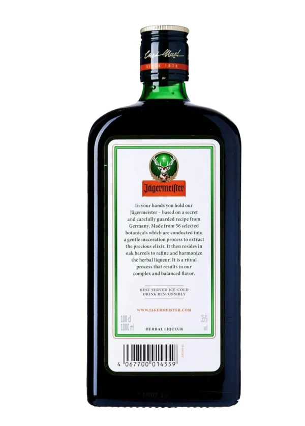 Rượu Jagermeister 1 Lít Thảo Mộc Con Hươu - Ảnh 2