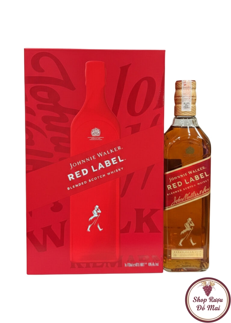 Rượu Johnnie Walker Red Label Hộp Quà Tết 2026