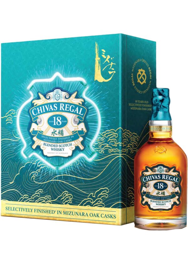 Rượu Chivas 18 Mizunara Hộp quà Tết 2026