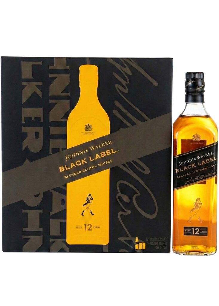 Rượu Johnnie Walker Black Label Hộp Quà Tết 2026