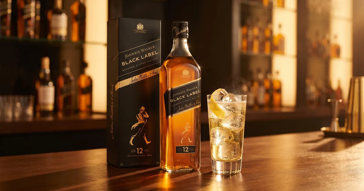 Cách uống Johnnie Walker Black Label: từ neat đến highball mát lạnh