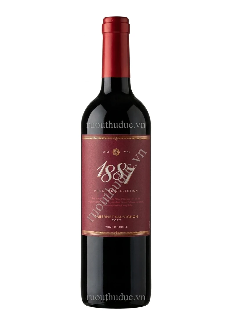 Rượu Vang Đỏ Chile 1887 Premium Selection Cabernet Sauvignon 750ml
