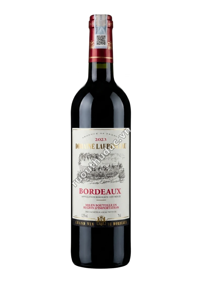 Rượu Vang Đỏ Pháp Domaine Laurenceau Bordeaux 750ml