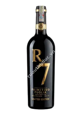 Rượu Vang Đỏ Ý R7 Primitivo Puglia Limited Edition 750ml