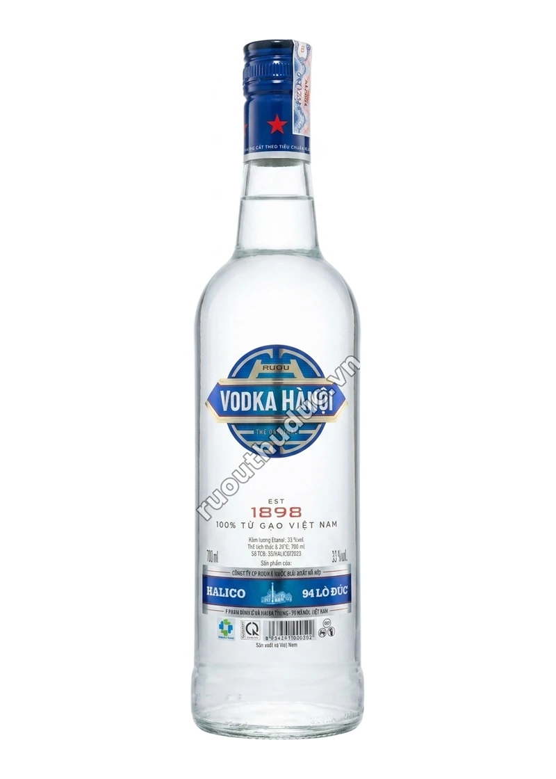 Rượu Vodka Hà Nội Halico 700ml