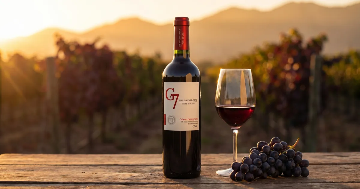 Rượu vang Chile Cabernet Sauvignon: vì sao đáng thử? Khám phá vang G7