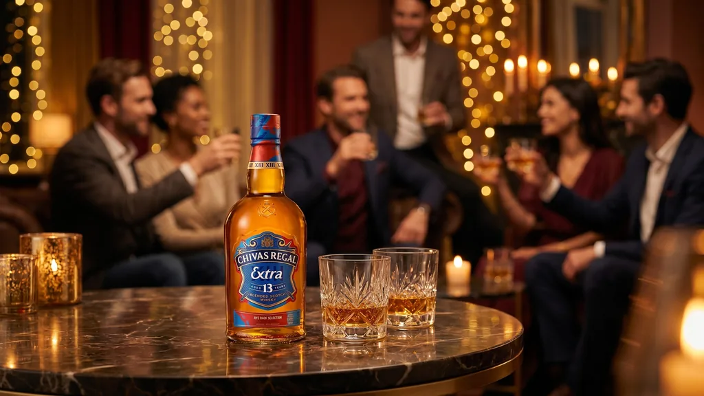 Rượu Chivas Extra 13 Rye Cask 700ML trong buổi tiệc sum vầy cùng bạn bè