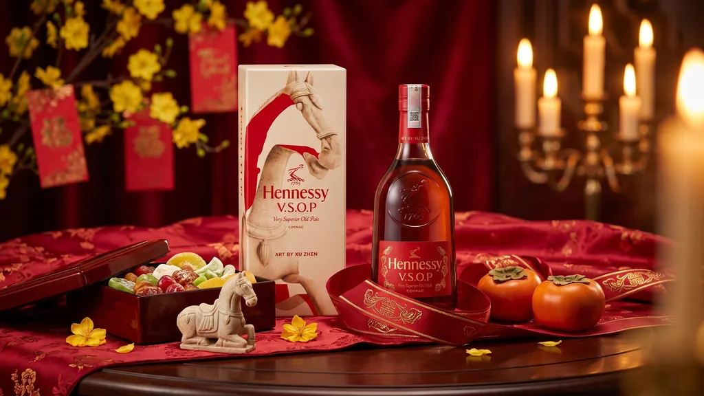 Hennessy VSOP Limited Edition Năm Ngựa 700ML làm quà Tết Bính Ngọ