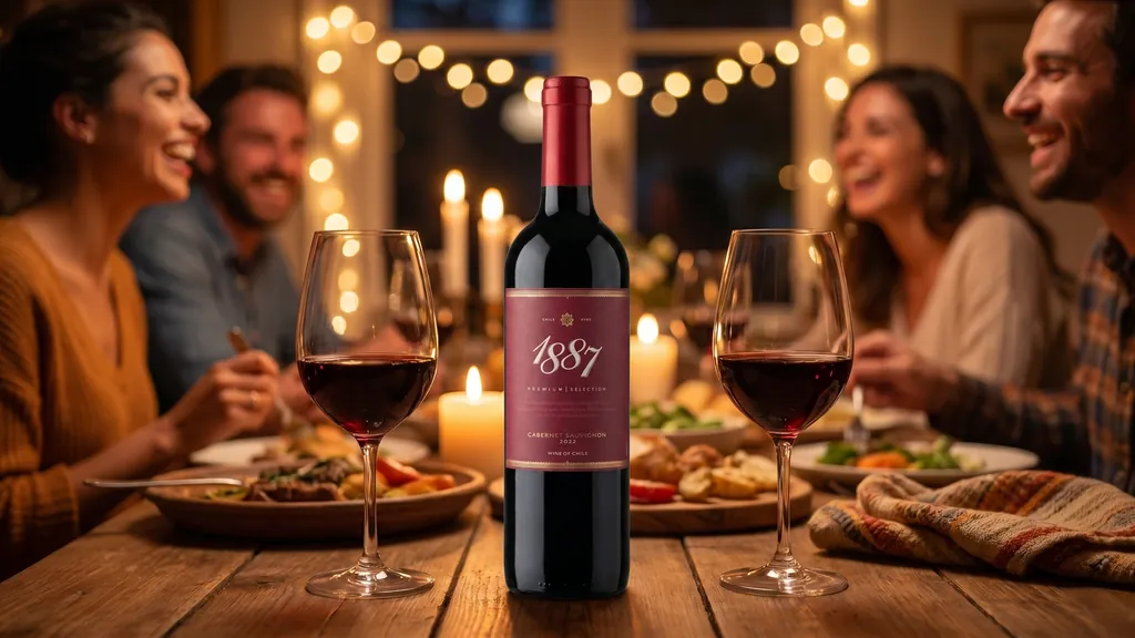 Rượu vang 1887 Cabernet Sauvignon trong khoảnh khắc sum vầy cùng bạn bè