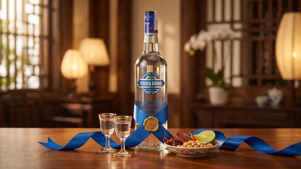 Rượu Vodka Hà Nội Halico 700ml làm quà biếu truyền thống
