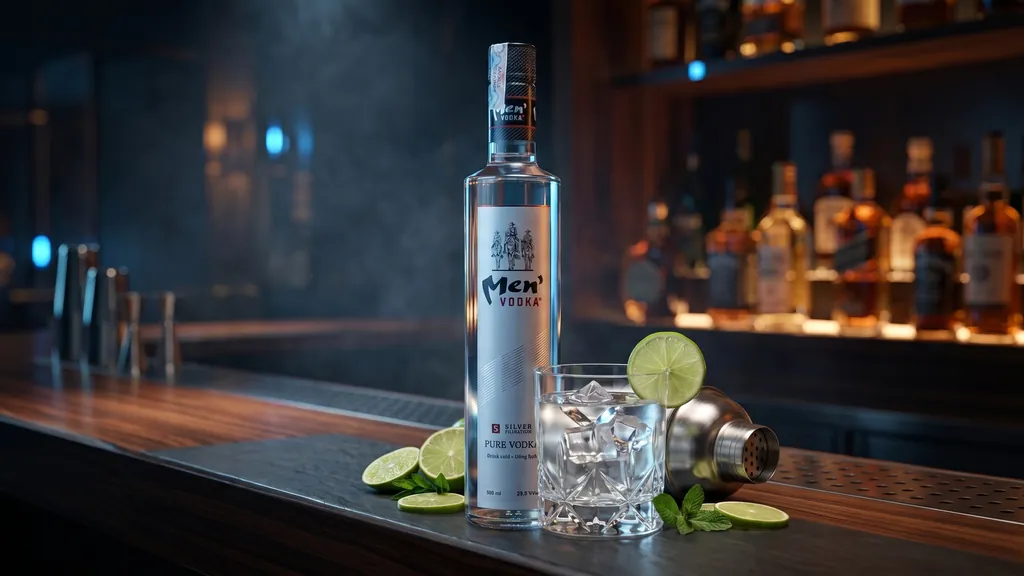 Rượu Vodka Men's Pure Vodka 500ml pha chế cocktail tại quầy bar