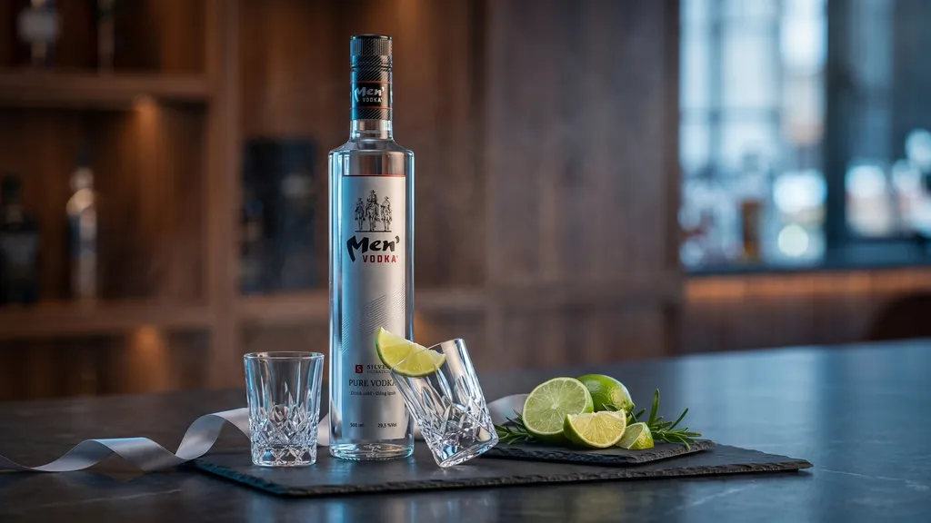 Rượu Vodka Men's Pure Vodka 500ml làm quà tặng phong cách
