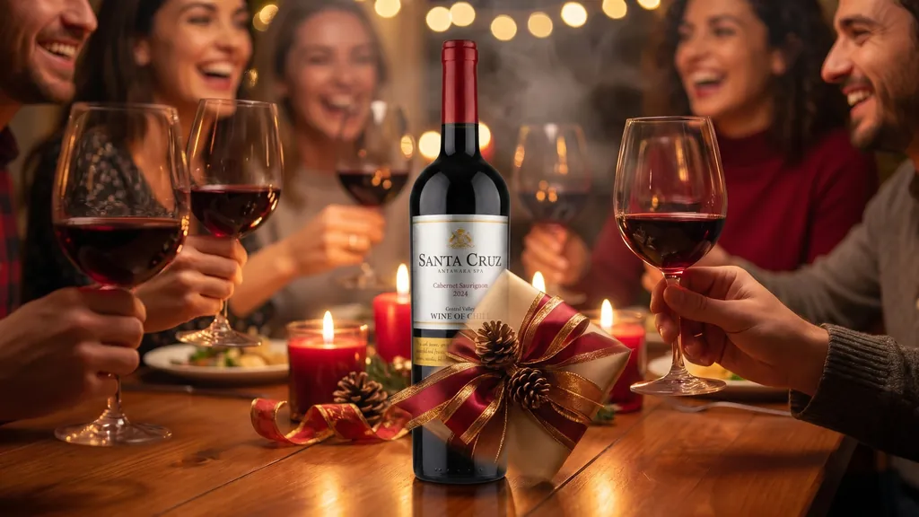 Rượu vang Santa Cruz Cabernet Sauvignon làm quà biếu trong dịp họp mặt bạn bè